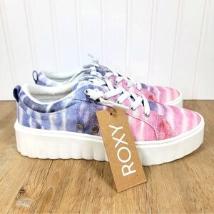 🆕️Roxy Womens Tie-Dye Sneakers - Pink and Blue